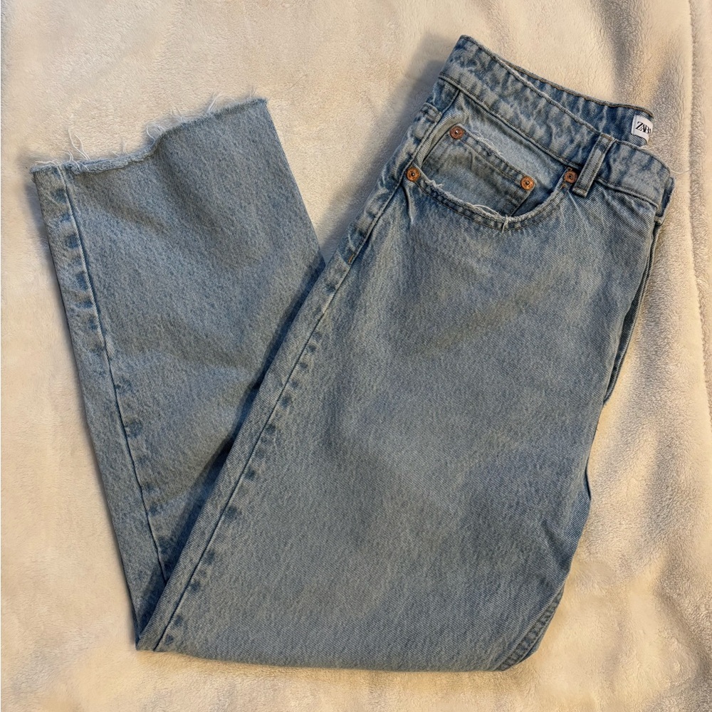 Zara blue jeans